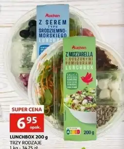 Auchan Lunchbox z serem typu śródziemno-morskiego Auchan oferta