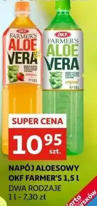 Auchan Napój aloesowy z mango Okf Farmer's Aloe Vera oferta