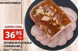 Auchan Szynka w płatach czosnku oferta