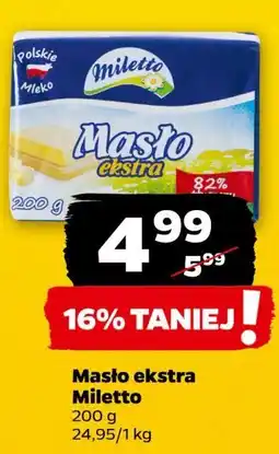 Netto Masło ekstra Miletto oferta