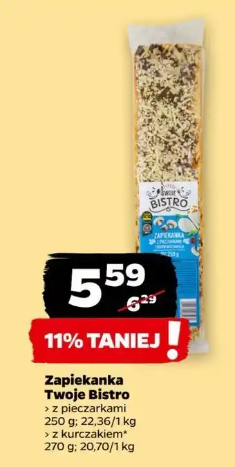 Netto Zapiekanka z kurczakiem Twoje Bistro oferta