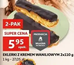 Auchan Eklerki ze śmietaną oferta