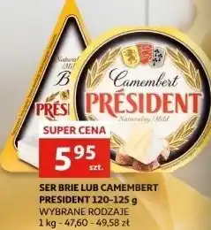 Auchan Ser brie naturalny President oferta