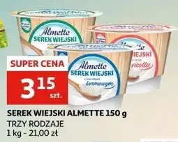 Auchan Serek wiejski z twarożkiem kremowym Hochland Almette oferta