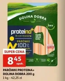 Auchan Parówki z proteiną Dolina Dobra oferta