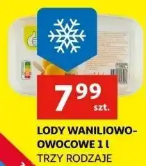 Auchan Lody o smaku waniliowym i mango Podniesiony Kciuk oferta