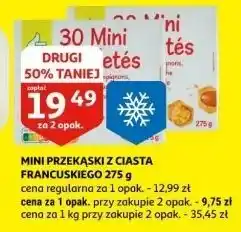 Auchan Mini przekąski z ciasta francuskiego Podniesiony Kciuk oferta