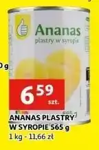 Auchan Ananas plastry Podniesiony Kciuk oferta