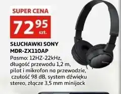 Auchan Słuchawki mdr-zx110ap Sony oferta