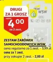 Auchan Żarówka samochodowa w5w Podniesiony Kciuk oferta