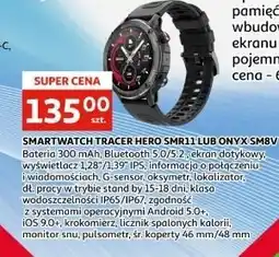 Auchan Smartwatch sm8v onyx Tracer oferta