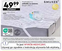 Biedronka Nakładka na materac 160 x 200 cm Smukee oferta