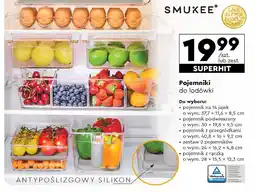 Biedronka Pojemniki 24 x 16.2 4.8 cm Smukee Kitchen oferta
