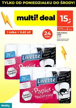 Dealz Papier toaletowy super soft Livette oferta