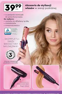 Biedronka Mini suszarka do włosów Hoffen oferta