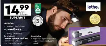 Biedronka Latarka z powerbankiem Lethe oferta