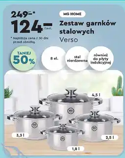 Biedronka Komplet garnków verso Mg Home oferta