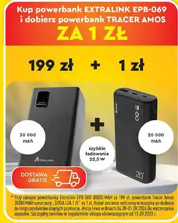 Biedronka Powerbank epb-069 Extralink oferta