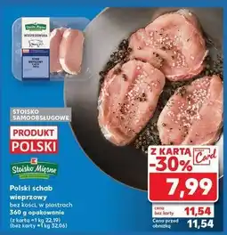 Kaufland Schab wieprzowy plastry qafp Stoisko mięsne oferta