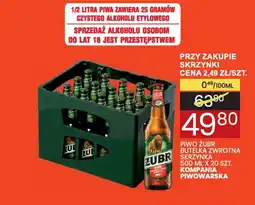 Wafelek PIWO ŻUBR 500 ML X 20 SZT. KOMPANIA PIWOWARSKA oferta
