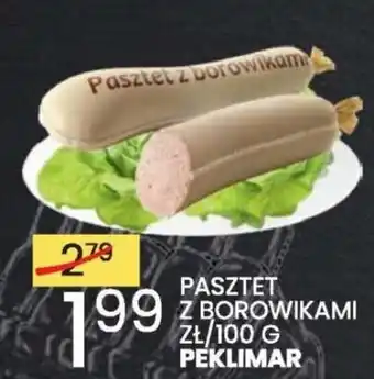 Wafelek PASZTET Z BOROWIKAMI 100 G PEKLIMAR oferta