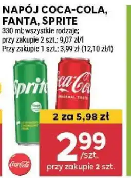 Stokrotka NAPÓJ COCA-COLA, FANTA, SPRITE 330 ml oferta