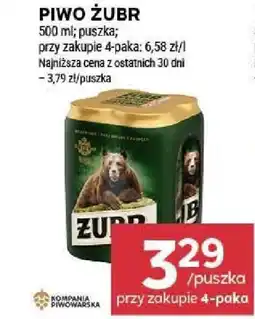Stokrotka PIWO ŻUBR 500 ml oferta