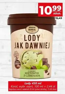 Społem Lody Bracia Koral oferta