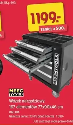 Jula Wózek narzędziowy Meec Tools oferta