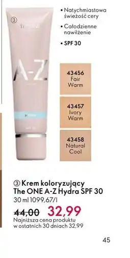 Oriflame Krem koloryzujący The One oferta