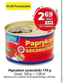 Społem Łosoś Ustka Paprykarz szczeciński 170 g oferta