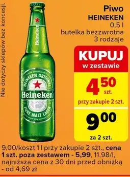 Carrefour Express Heineken Piwo jasne 500 ml oferta