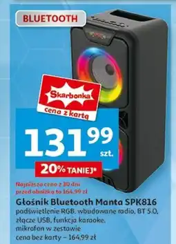 Auchan Głośnik Manta oferta