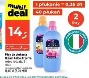 Dealz Płyn do płukania tkanin Felce Azzurra oferta