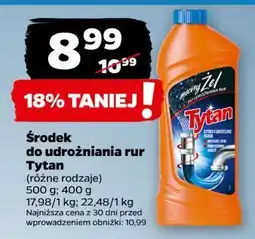 Netto Granulki do udrożniania rur Tytan oferta