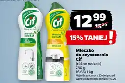 Netto Mleczko do czyszczenia z mikrokryształkami lemon Cif Cream oferta