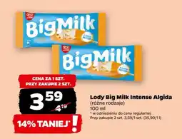 Netto Lód toffi intense Algida Big Milk oferta