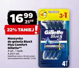 Netto Maszynka do golenia Gillette Blue 3 Plus oferta