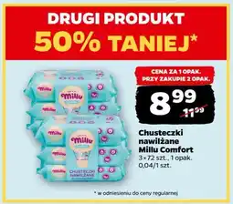 Netto Chusteczki nawilżane Millu oferta