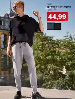 Lidl Spodnie dresowe Crivit oferta