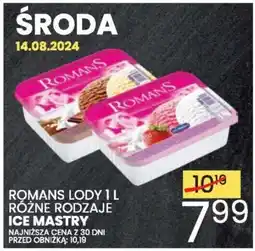 Wafelek ROMANS LODY 1 L ICE MASTRY oferta