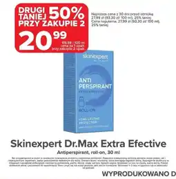 Drogeria Dr.Max Skinexpert Dr.Max Extra Efective Antiperspirant, roll-on, 30 ml oferta