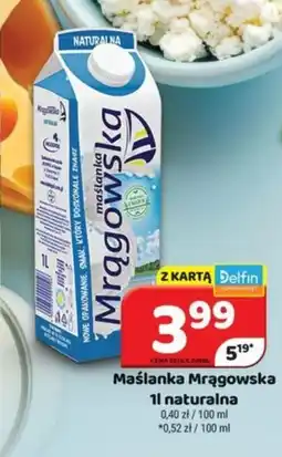 Maślanka Mrągowska 1 l naturalna