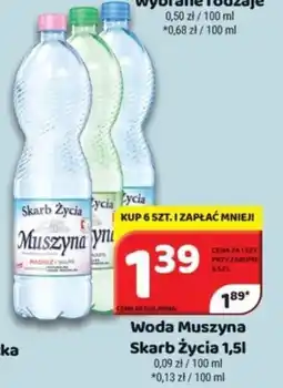 Woda Muszyna Skarb życia 1,5 l