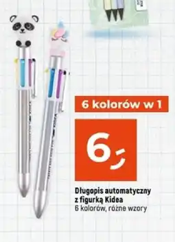 Dealz Długopis automatyczny z figurką Kidea 6 kolorów oferta