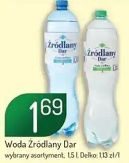 Avita Woda Źródlany Dar niegazowana, 1,5 l, Delko oferta