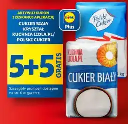 Lidl CUKIER BIAŁY KRYSZTAŁ KUCHNIA LIDLA.PL/ POLSKI CUKIER oferta