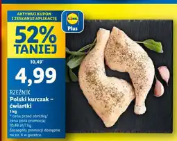 Lidl RZEŹNIK Polski kurczak - ćwiartki 1 kg oferta