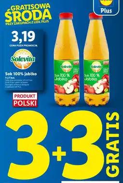 Lidl Sok 100 % Jabłko 1 L oferta