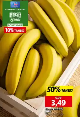 Lidl Banany premium, luzem 1 kg oferta